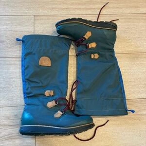 Sorel Women’s Damien Retro 88 Waterproof Rain Boot Teal Green Size 6